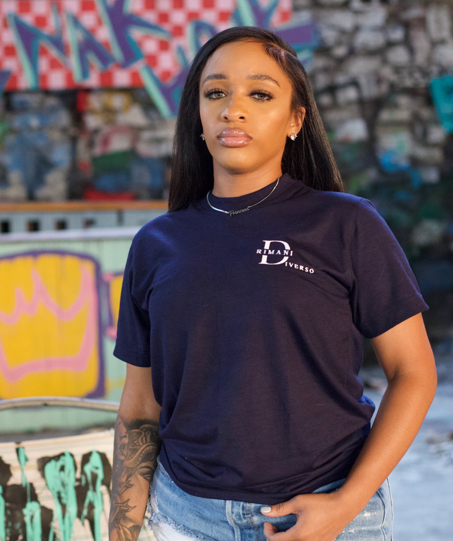 Signature T (navy)